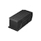Global Industrial Hang & Stack Storage Bin, Plastic, Black, 4 in H 269688BK - alternate 2